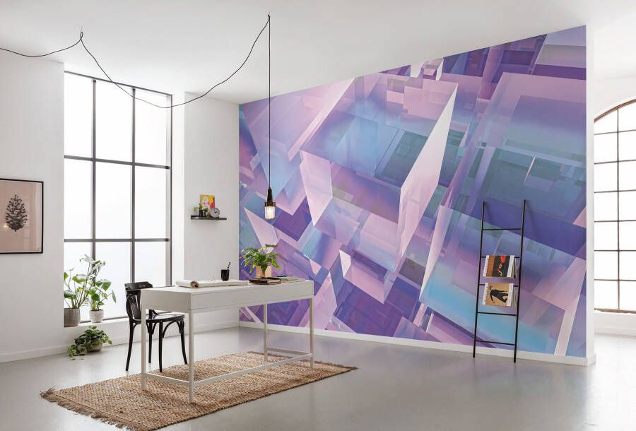 Komar Fotobehang vlies fotobehang Holographicubical x 250 cm (set)