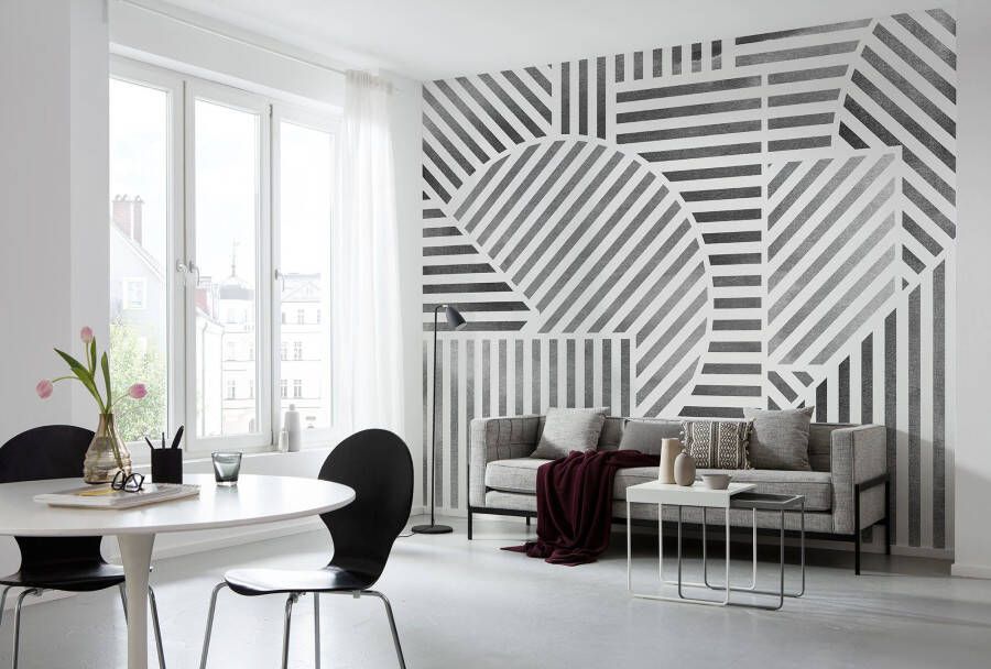 Komar Fotobehang vlies fotobehang Jeux de Lignes x 250 cm (set)