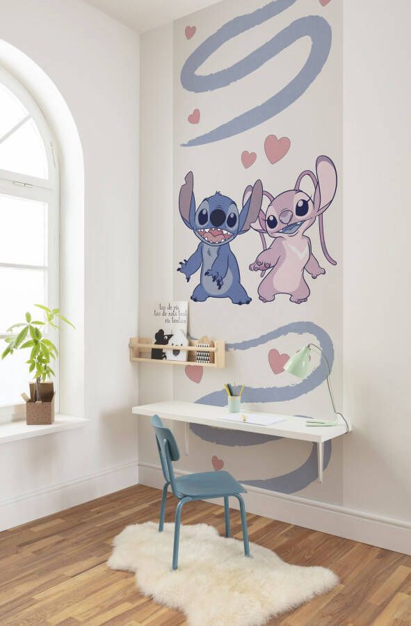 Komar Fotobehang vlies-fotobehang Stitch Together Forever grootte 100 x 250 cm (1 stuk)