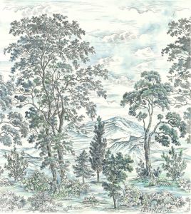 Komar Fotobehang Vliestapete Highland Trees 250 x 280 cm