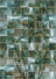 Komar Fotobehang Vliestapete Palm Puzzle 200 x 280 cm