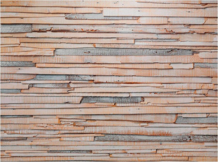 Komar Fotobehang Whitewashed Wood Afmeting 368 x 254 cm (set)