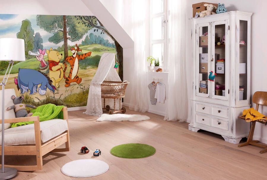 Komar Fotobehang Winnie the Pooh Expedition 2-delige set ca. 82 6 cm breed (1 stuk)