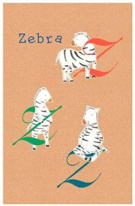 Komar Poster ABC animal T Hoogte: 70 cm