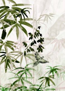 Komar Poster Bamboe forest (1 stuk)