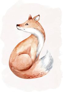Komar Poster Curious Fox (1 stuk)