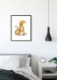 Komar Poster Cute animal Lizard Kinderkamer slaapkamer woonkamer - Thumbnail 1