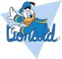 Komar Poster Donald Duck Triangle Kinderkamer slaapkamer woonkamer - Thumbnail 1