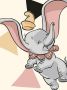 Komar Poster Dumbo Angles Kinderkamer slaapkamer woonkamer - Thumbnail 1