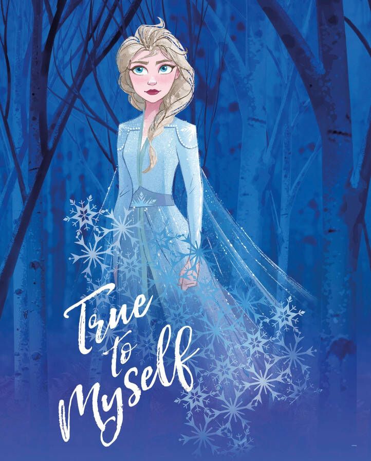 Komar Poster Frozen 2 Elsa true to myself Kinderkamer slaapkamer woonkamer