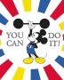 Komar Poster Mickey Mouse Do it Kinderkamer slaapkamer woonkamer - Thumbnail 1