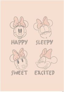 Komar Poster Minnie Pink Emotions (1 stuk)