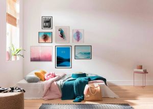 Komar Poster Sea Horse Circle Hoogte: 50 cm