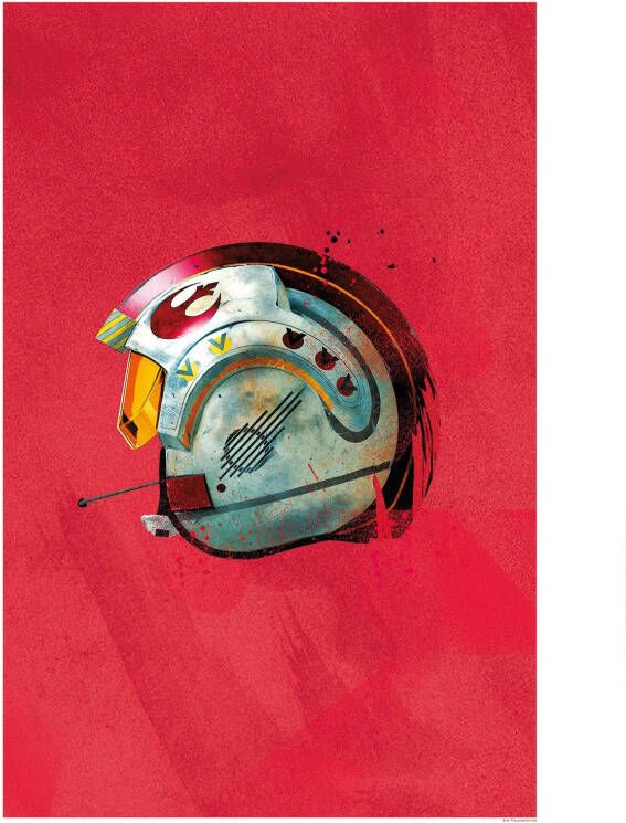 Komar Poster Star Wars Classic Helmets Rebel piloot