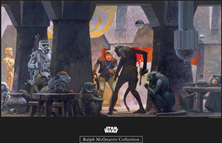 Komar Poster Star Wars Classic RMQ Mos Eisley Streets