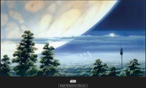 Komar Poster Star Wars Classic RMQ Yavin Lookout