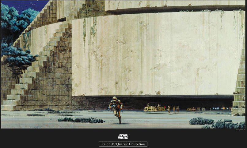 Komar Poster Star Wars Classic RMQ Yavin Temple