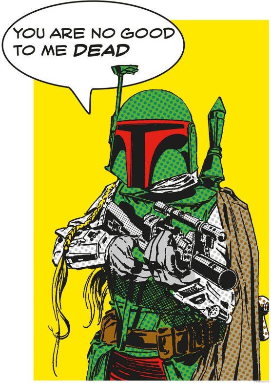 Komar Poster Star Wars Classic stripverhaal aandeel Boba_Fett