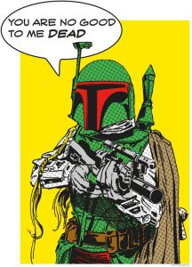 Komar Poster Star Wars Classic stripverhaal aandeel Boba_Fett