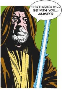 Komar Poster Star Wars Classic stripverhaal aandeel Obi Wan