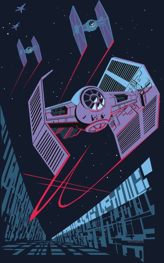 Komar Poster Star Wars Classic Vector TIE-Fighter