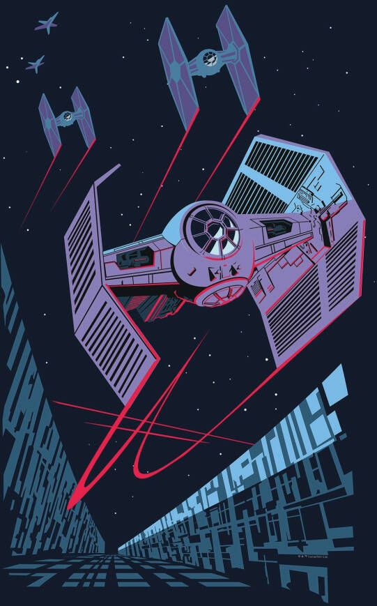 Komar Poster Star Wars Classic Vector TIE-Fighter