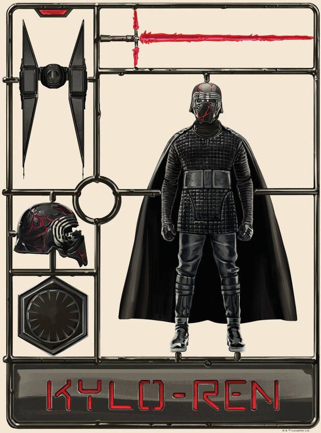 Komar Poster Star Wars Toy Kylo Kinderkamer slaapkamer woonkamer