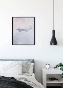 Komar Poster Wild and Free Fox Hoogte: 40 cm