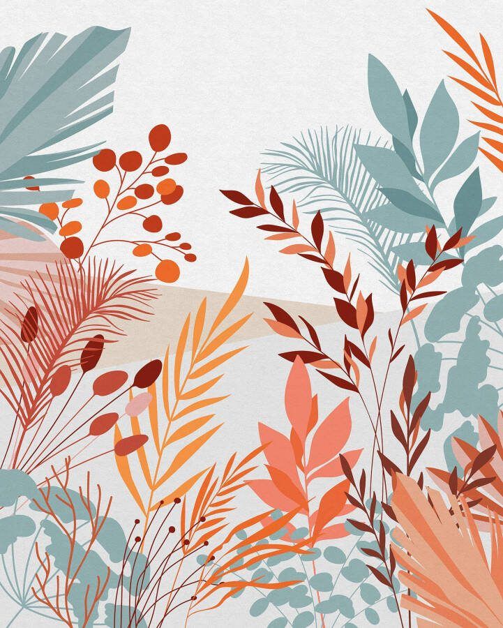 Komar Vliesbehang Digitale print vlies Aspiring Colours Afmeting 200 x 250 cm (1 stuk)