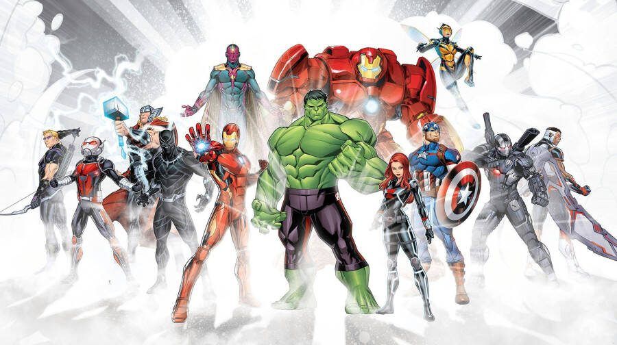 Komar Vliesbehang Digitale print vlies Avengers Unite Afmeting 500 x 280 cm