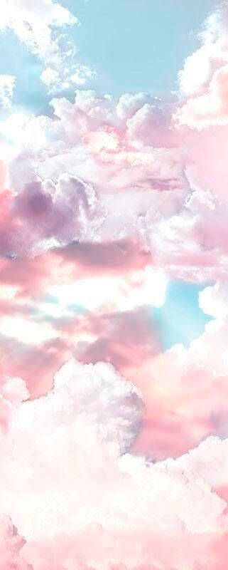 Komar Vliesbehang Digitale print vlies Clouds Panel Afmeting 100 x 250 cm (1 stuk)
