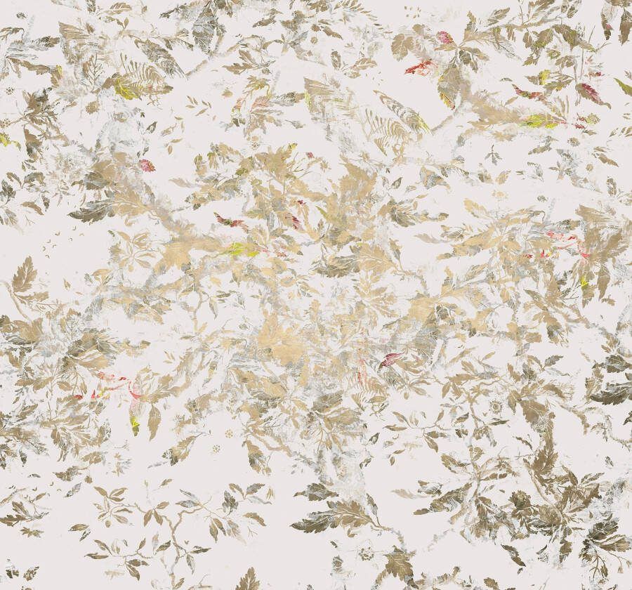 Komar Vliesbehang Digitale print vlies Golden Feathers Afmeting 300 x 280 cm (set)