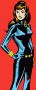 Komar Vliesbehang Marvel PowerUp Widow 100x250 cm (breedte x hoogte) (1 stuk) - Thumbnail 1