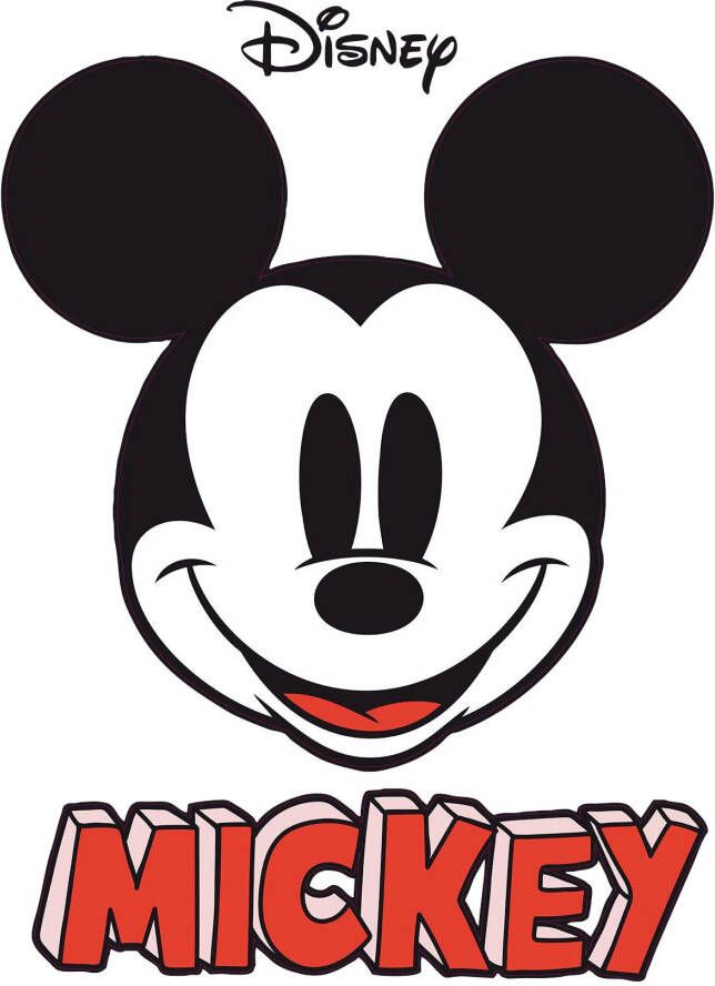 Komar Vliesbehang Zelfklevend vlies Mickey Smile XXL Afmeting 127 x 200 cm (1 stuk)