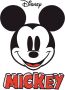 Komar Vliesbehang Zelfklevend vlies Mickey Smile XXL Afmeting 127 x 200 cm (1 stuk) - Thumbnail 1