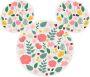 Komar Vliesbehang Zelfklevend vlies Mickey Head Wildflowers Afmeting 125 x 125 cm (1 stuk) - Thumbnail 1