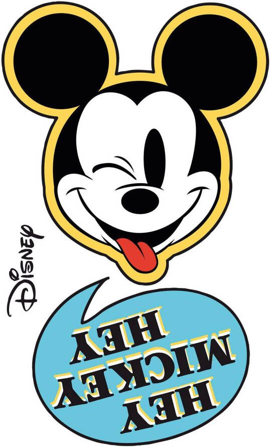 Komar Vliesbehang Zelfklevend vlies Mickey Hey XXL Afmeting 127 x 200 cm (1 stuk)