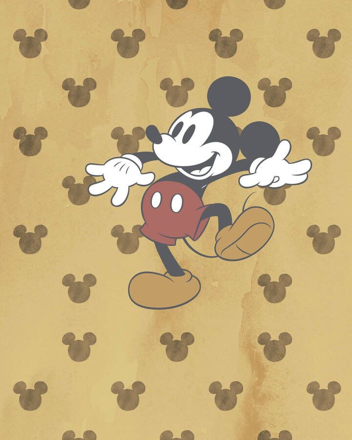 Komar Vliesbehang Mickey Tap dance 200 x 250 cm (breedte x hoogte) (1 stuk)