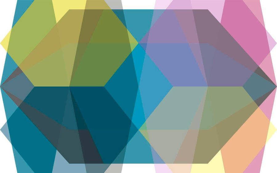 Komar Vliesbehang Digitale print vlies Gem Stone Diamond Afmeting 400 x 250 cm (1 stuk)