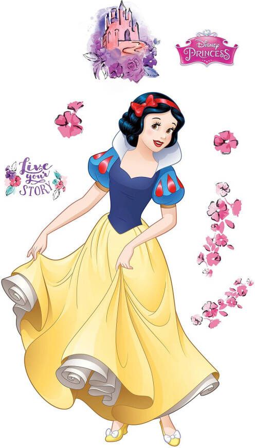 Komar Vliesbehang Zelfklevend vlies Snowwhite XXL Afmeting 127 x 200 cm (1 stuk)