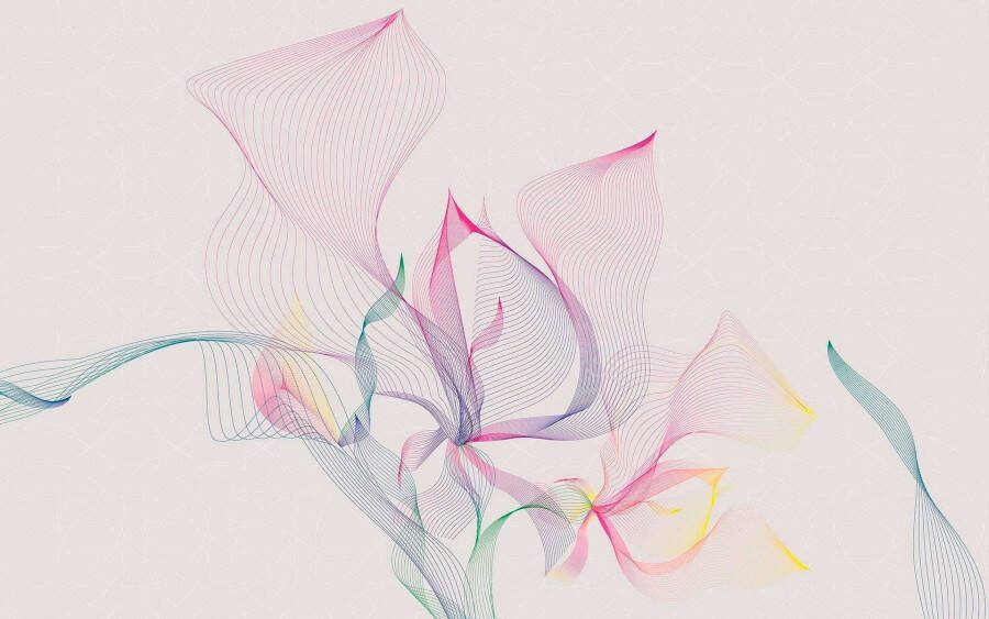 Komar Vliesbehang Digitale print vlies Spring Leaves Afmeting 400 x 250 cm (1 stuk)