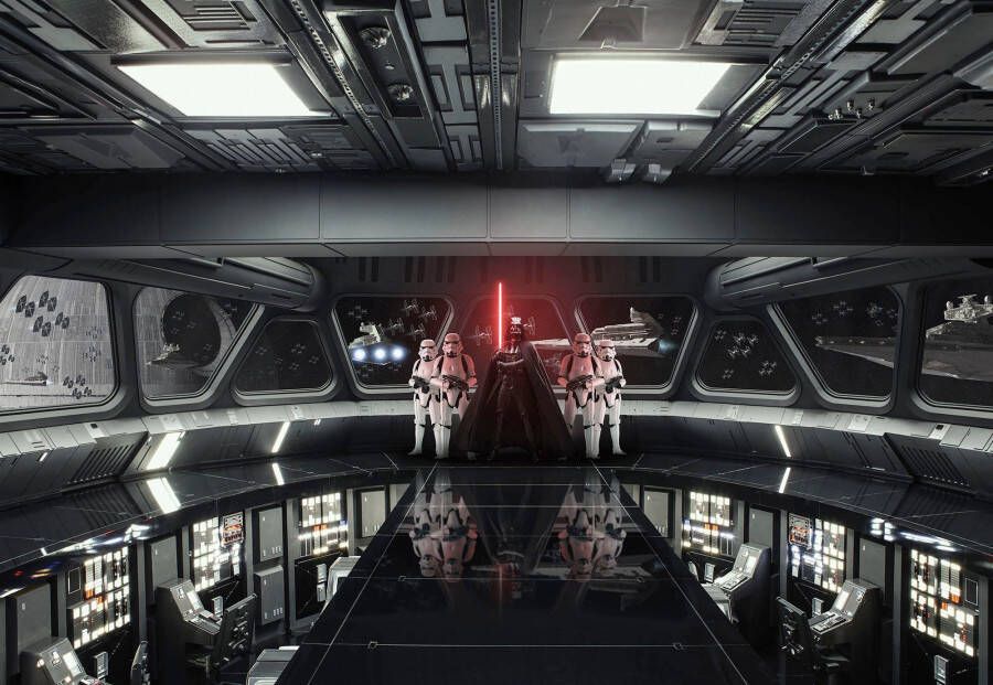 Komar Vliesbehang Digitale print vlies STAR WARS Destroyer Deck Afmeting 400 x 260 cm (1 stuk)