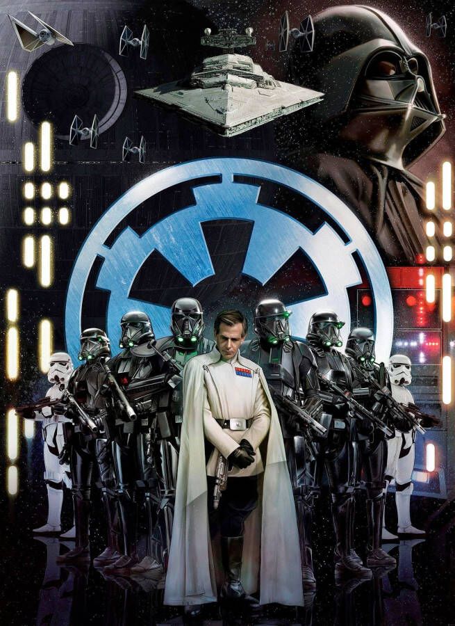Komar Vliesbehang Digitale print vlies Star Wars Empire Afmeting 200 x 275 cm (1 stuk)