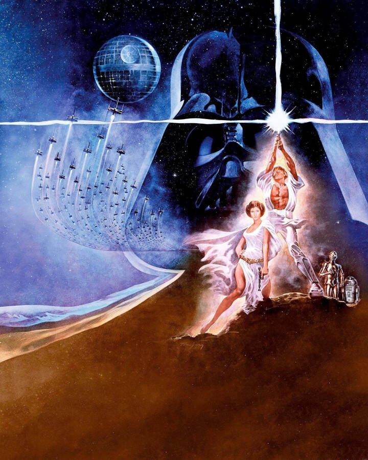 Komar Vliesbehang Star Wars Poster Classic2 (1 stuk)