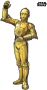 Komar Vliesbehang Star Wars XXL C-3PO (1 stuk) - Thumbnail 1