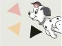 Komar Wanddecoratie 101 dalmatiër Angles Landscape Wanddecoratie voor de kinderkamer zonder lijst (1 stuk) - Thumbnail 1