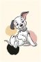 Komar Wanddecoratie 101 dalmatiër stippen Wanddecoratie voor de kinderkamer zonder lijst (1 stuk) - Thumbnail 1