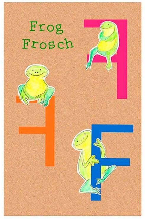 Komar Wanddecoratie ABC animal F Wanddecoratie zonder lijst (1 stuk)