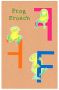 Komar Wanddecoratie ABC animal F Wanddecoratie zonder lijst (1 stuk) - Thumbnail 1