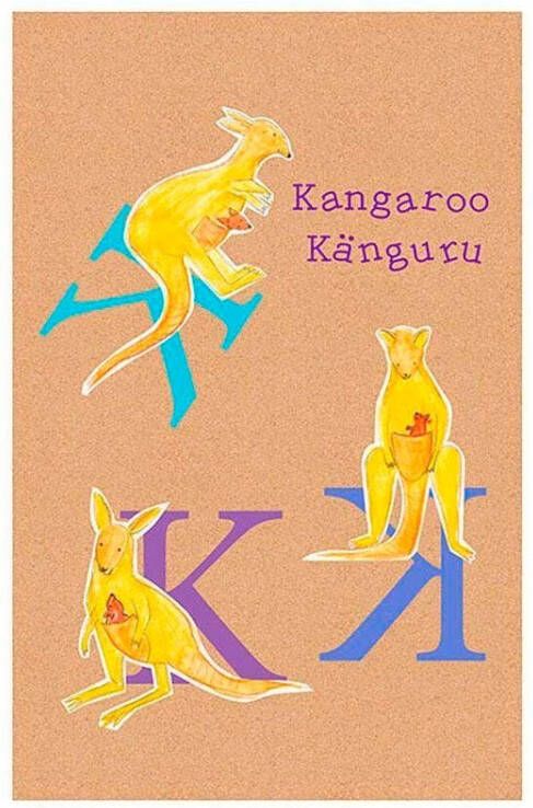 Komar Wanddecoratie ABC animal K Wanddecoratie zonder lijst (1 stuk)